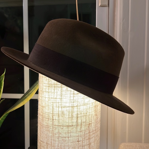 Chocolate Brown Frye Fedora | M - Picture 6 of 6